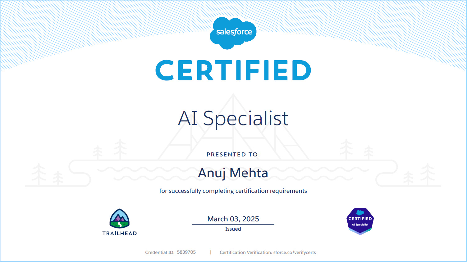 Salesforce AI Specialist — Agentforce